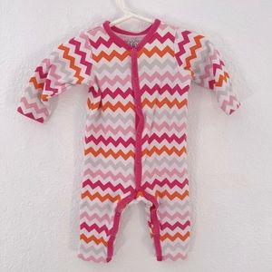 Giggle Baby Chevron Sleep n Play Romper